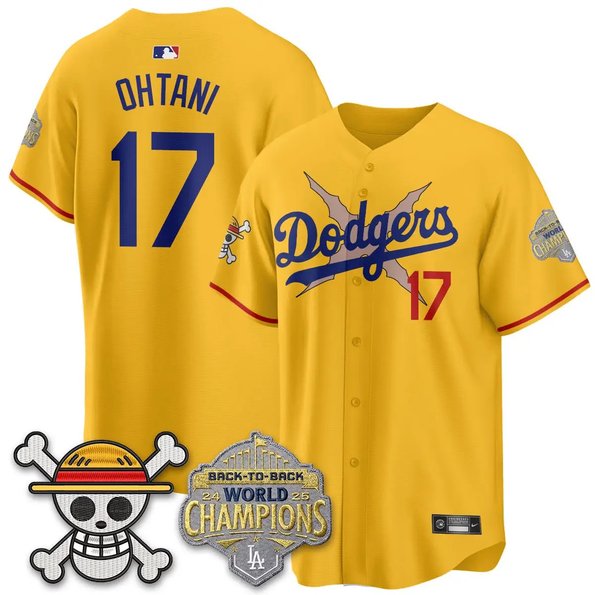 LAD x OP Vapor Jersey -All Stitched V2 by Los Angeles Dodgers