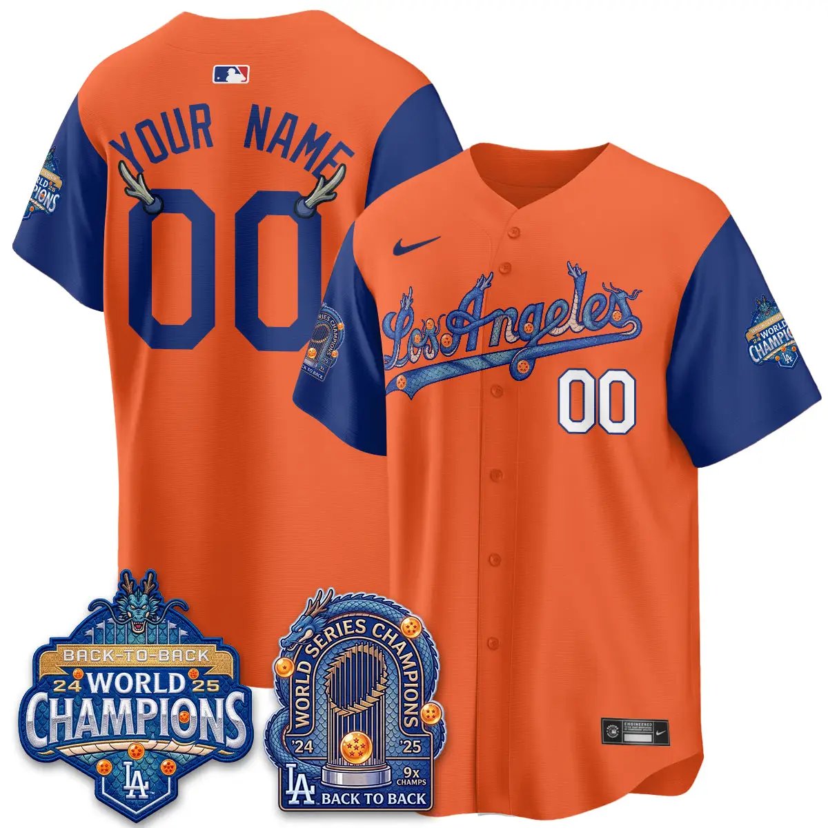LAD x DB Night 2026 Vapor Custom Jersey - Stitched by Los Angeles Dodgers
