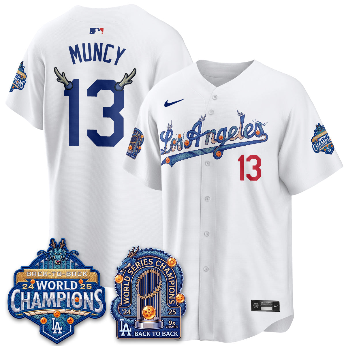 LAD x DB Night 2026 Vapor Jersey - Stitched by Los Angeles Dodgers