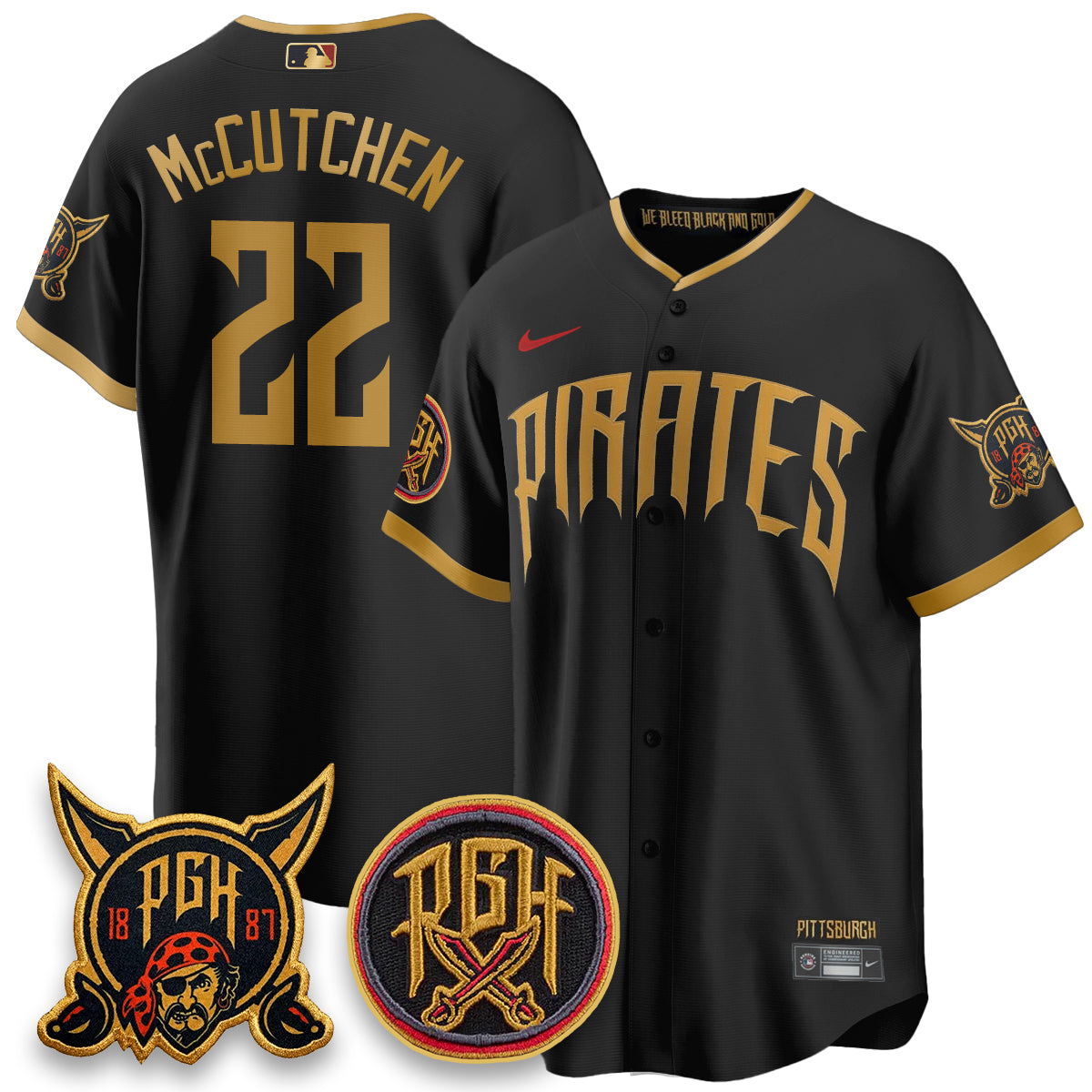PIT 2026 City Connect Vapor Premier Limited Jersey - All Stitched by Pittsburgh Pirates