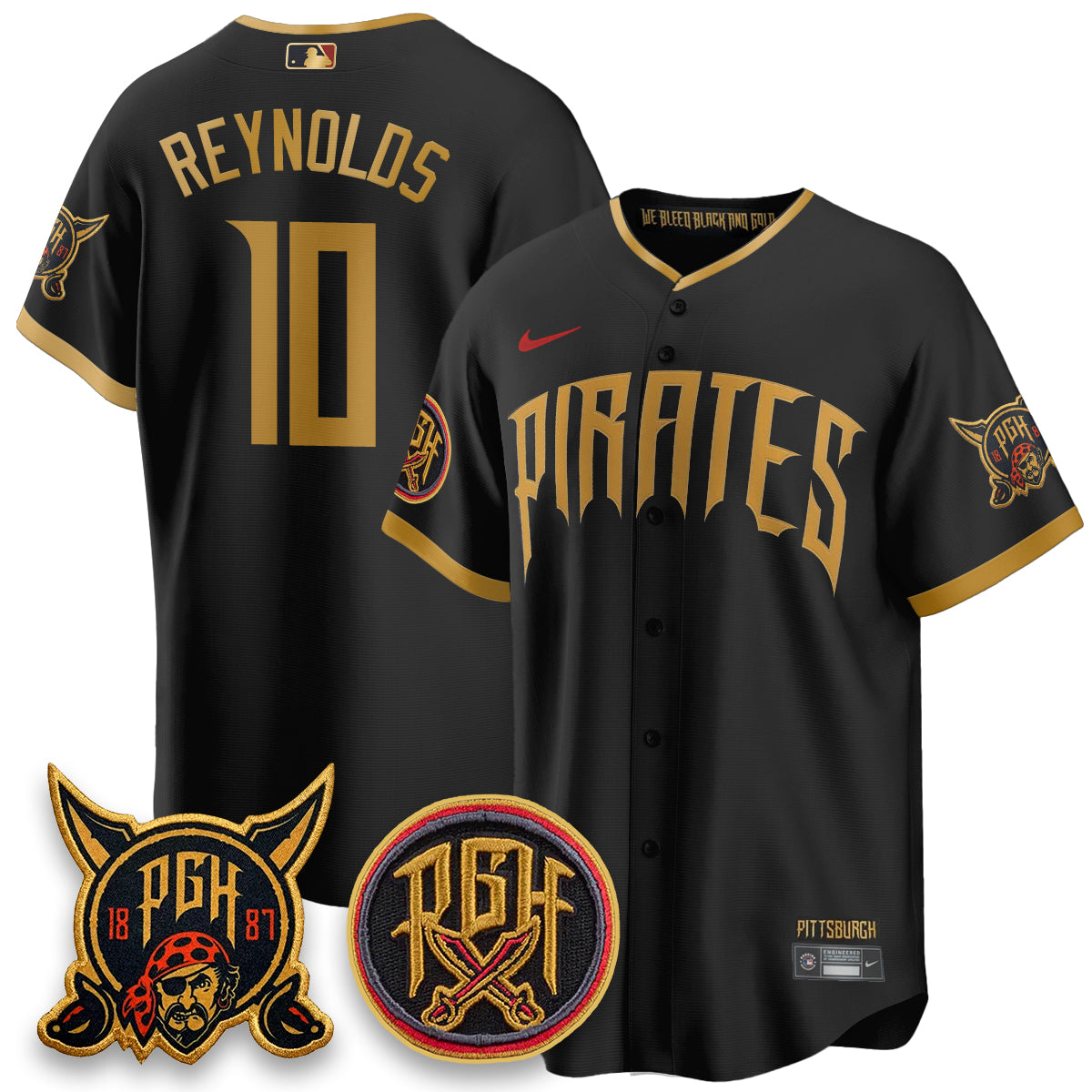 PIT 2026 City Connect Vapor Premier Limited Jersey - All Stitched by Pittsburgh Pirates