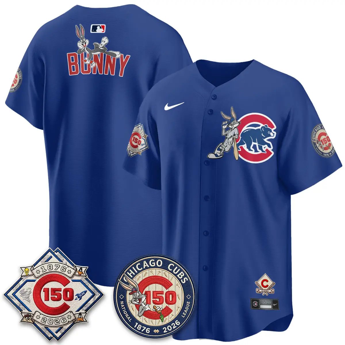 CHC x Bunny Vapor Premier Limited Jersey - Stitched by Chicago Cubs