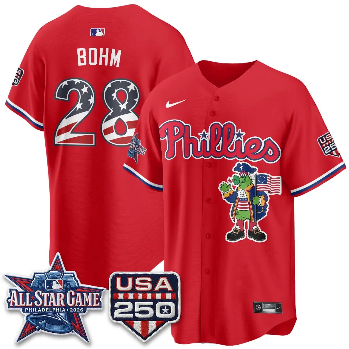 PHI 2026 All Star Phanatic Edition Vapor Jersey - Stitched by Philadelphia Phillies