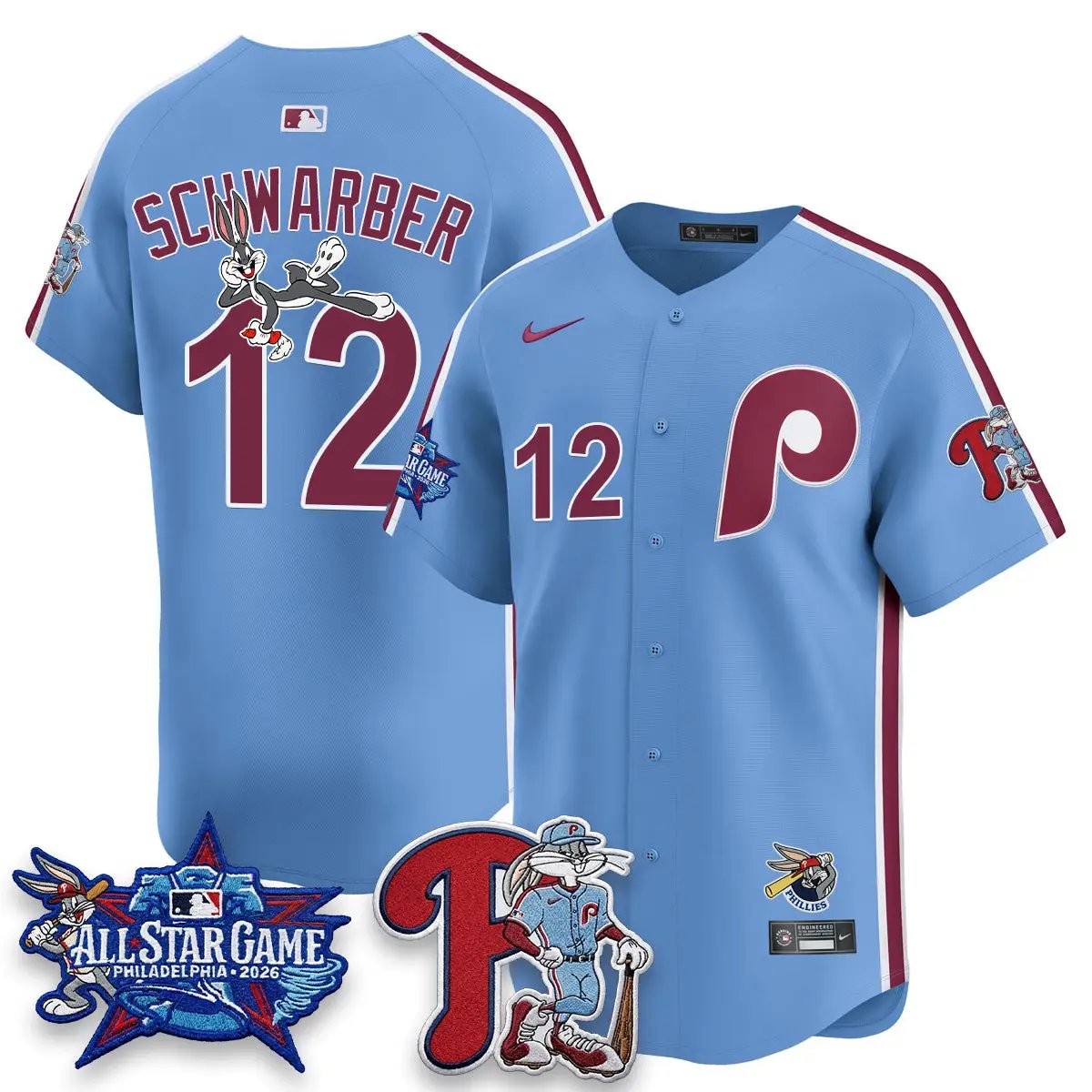 Philadelphia Phillies x Bunny Vapor Premier Limited Jersey - Stitched by Philadelphia Phillies