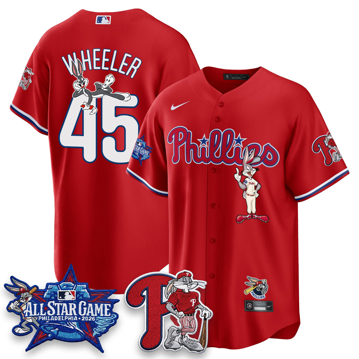 Philadelphia Phillies x Bunny Vapor Premier Limited Jersey - Stitched by Philadelphia Phillies