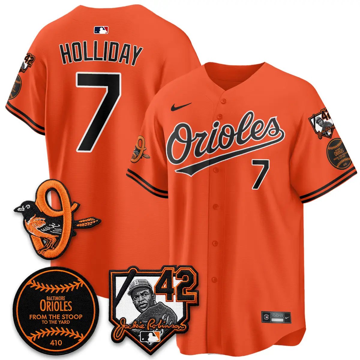 Baltimore Orioles 2026 Jackie Robinson Day Vapor Limited Jersey - All Stitched by Baltimore Orioles