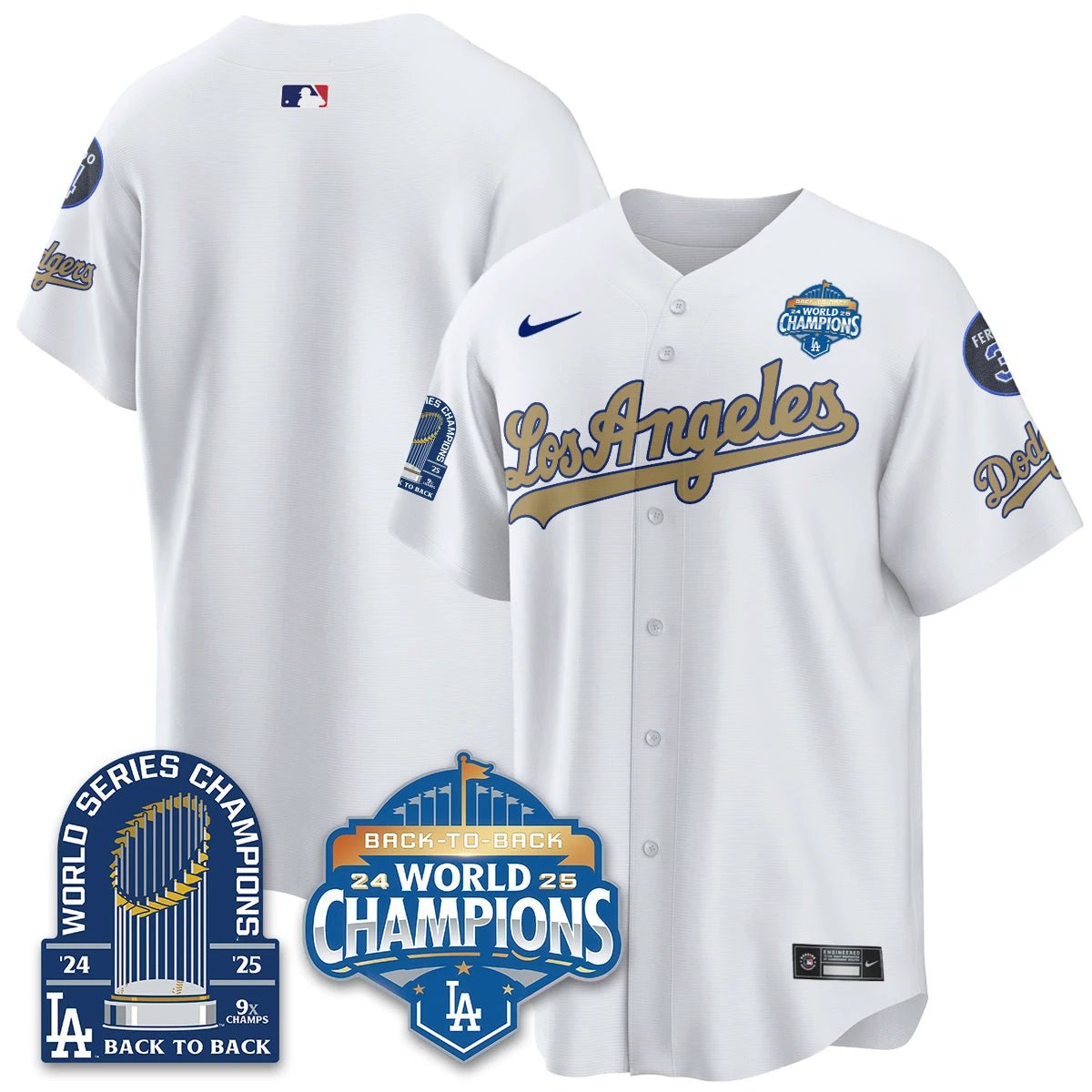 LAD Alternate Vapor Limited Jersey - 9x Champs - All Stitched by Los Angeles Dodgers
