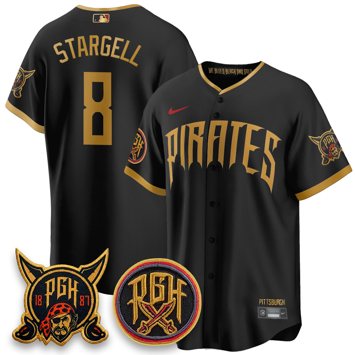 PIT 2026 City Connect Vapor Premier Limited Jersey - All Stitched by Pittsburgh Pirates