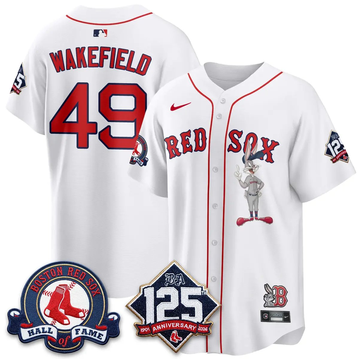 BOS x Bunny Vapor Premier Limited Jersey - Stitched by Boston Red Sox