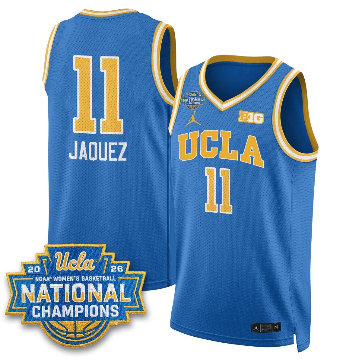 UCLA Women's Basketball National Champion 2026 Gear Limited Jersey - All Stitched by UCLA