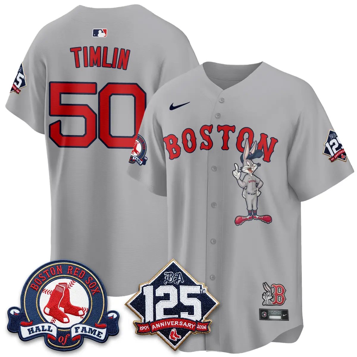 BOS x Bunny Vapor Premier Limited Jersey - Stitched by Boston Red Sox