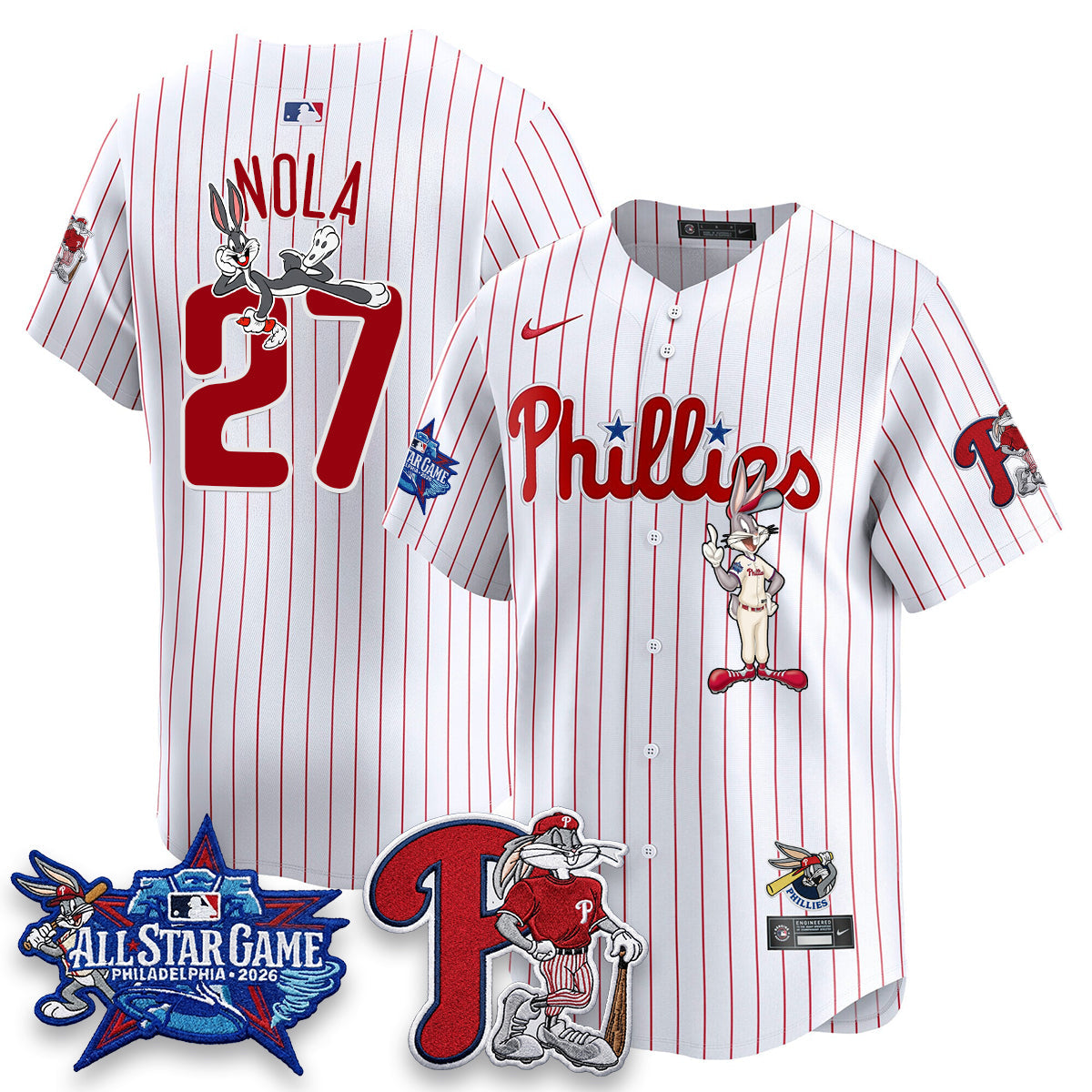 Philadelphia Phillies x Bunny Vapor Premier Limited Jersey - Stitched by Philadelphia Phillies