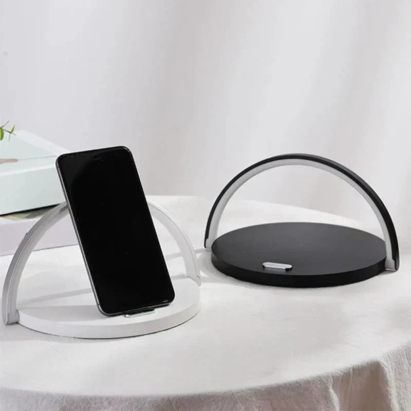 3-in-1 wireless charger, phone holder and LED lamp Bowlift by Bowlift
