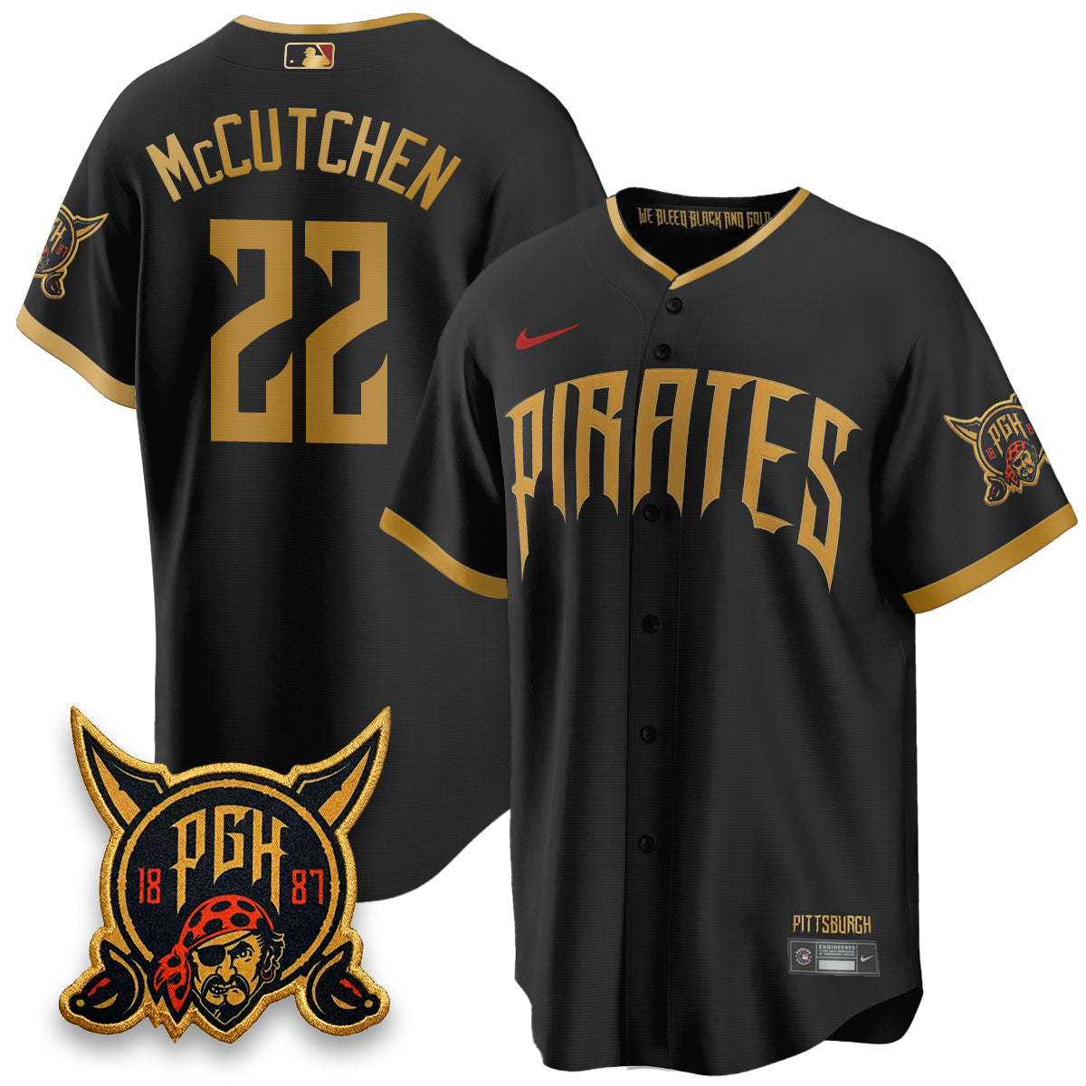 PIT 2026 City Connect Vapor Premier Limited Jersey - All Stitched by Pittsburgh Pirates