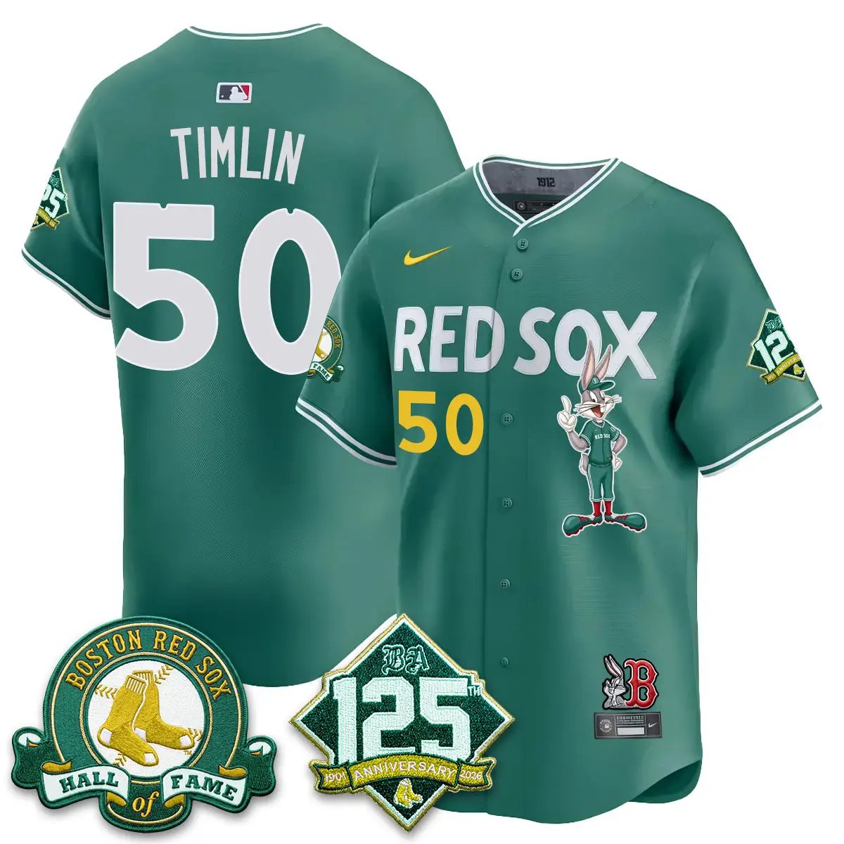 BOS x Bunny Vapor Premier Limited Jersey - Stitched by Boston Red Sox