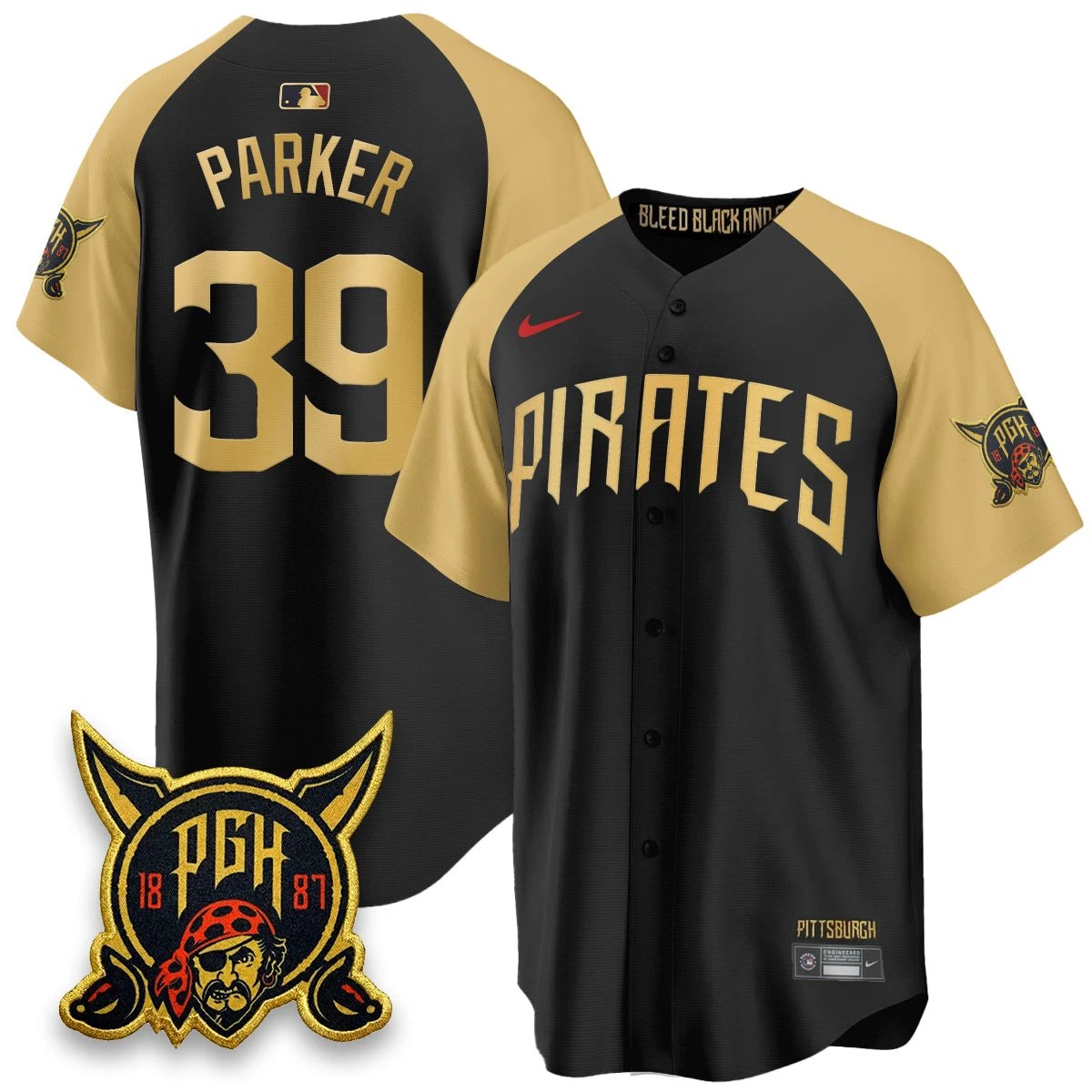 PIT 2026 City Connect Vapor Limited Jersey - All Stitched by Pittsburgh Pirates