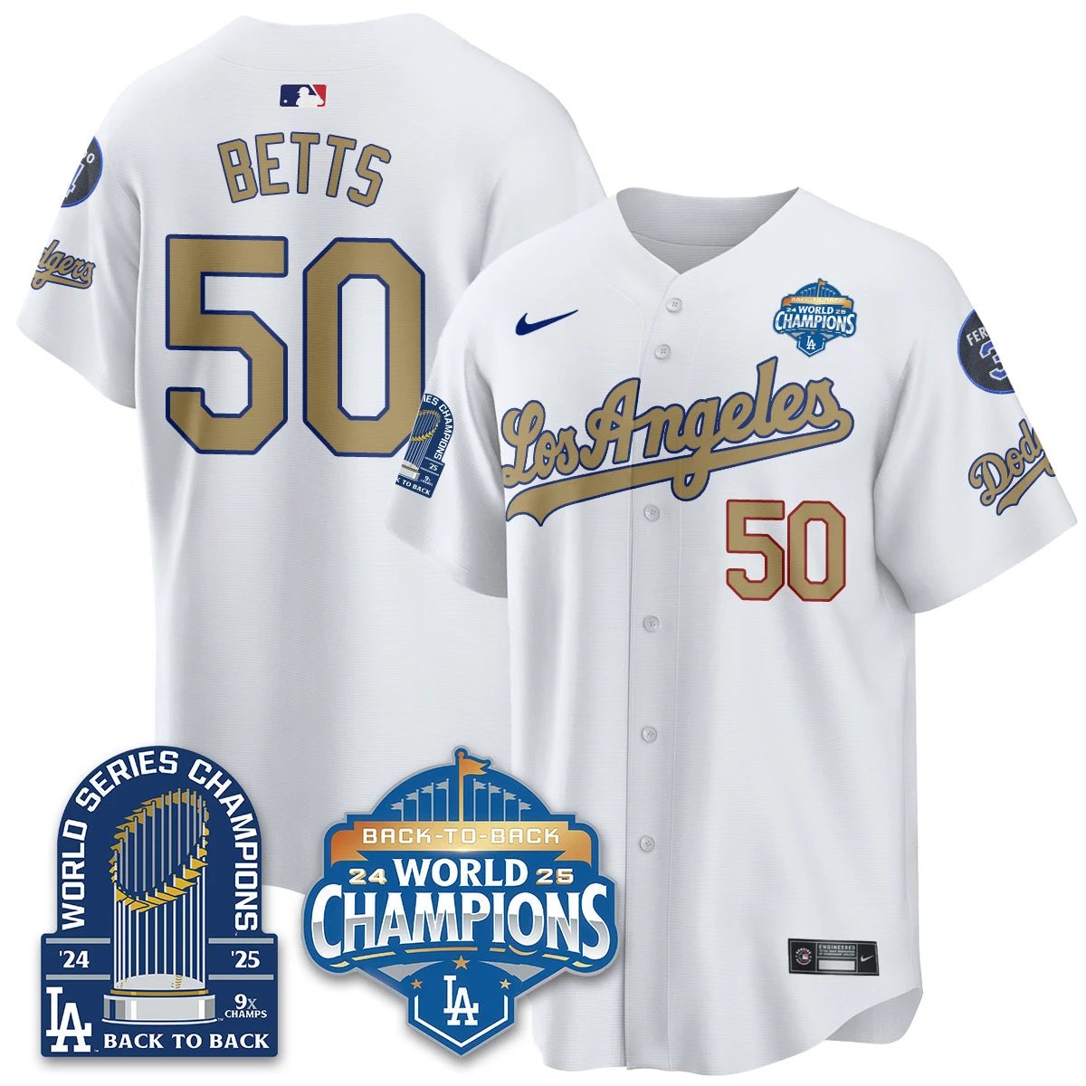 LAD Alternate Vapor Limited Jersey - 9x Champs - All Stitched by Los Angeles Dodgers