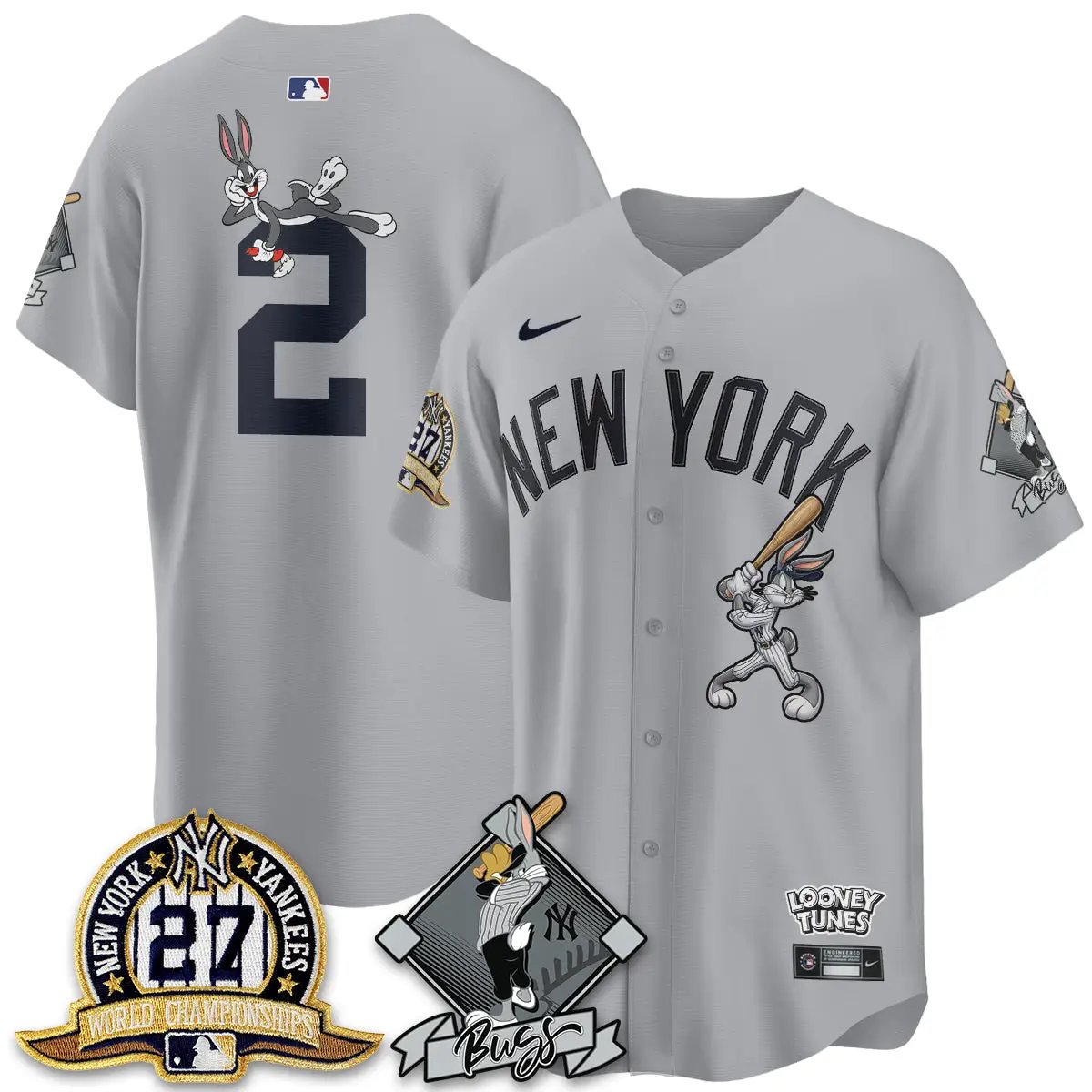 NYY Bunny Vapor Limited Jersey V2- Stitched by New York Yankees