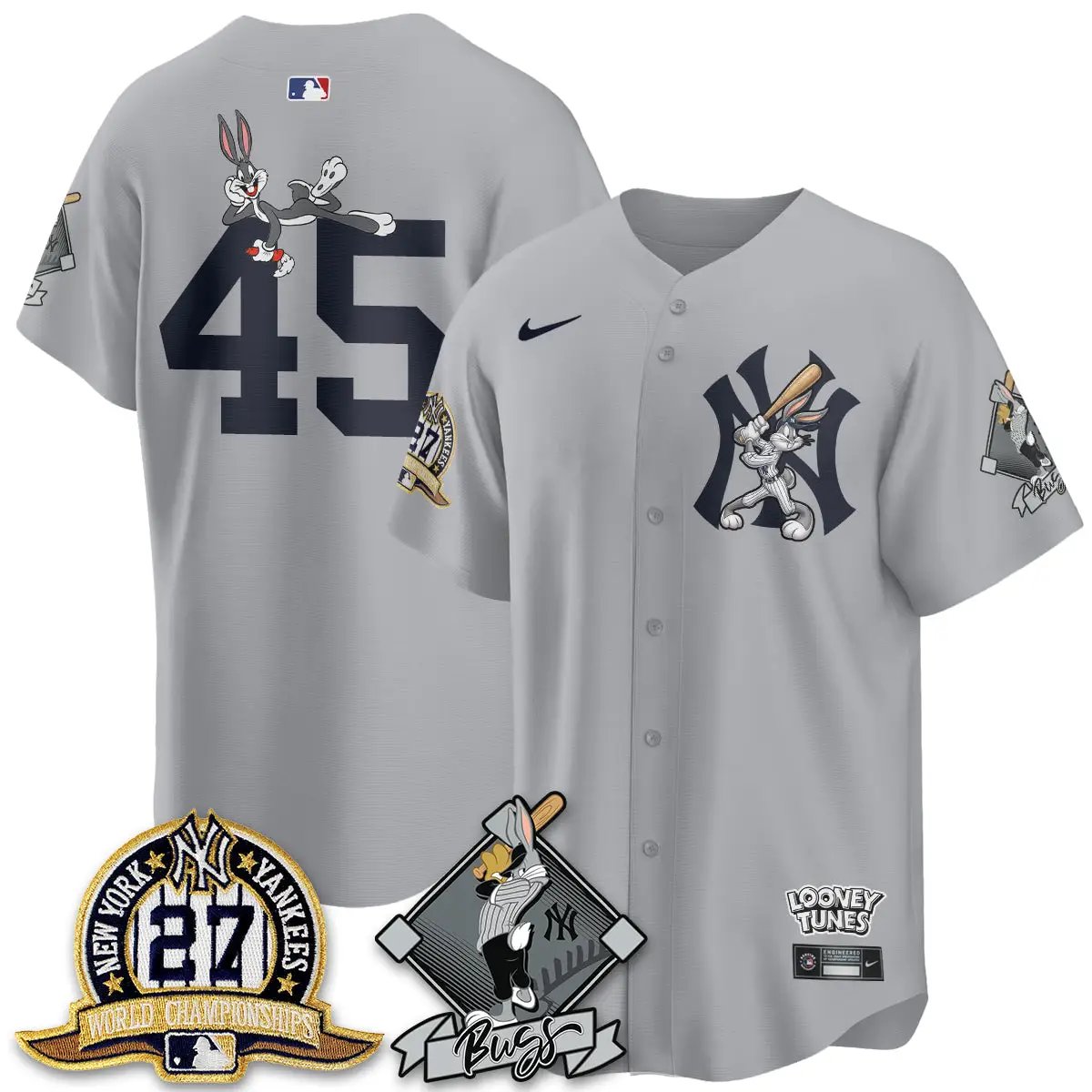 NYY Bunny Vapor Limited Jersey V2- Stitched by New York Yankees