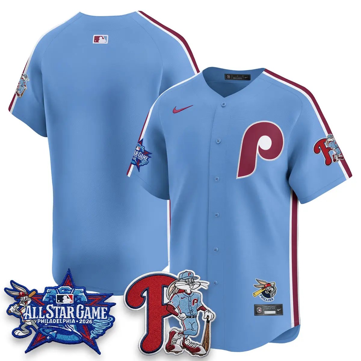 Philadelphia Phillies x Bunny Vapor Premier Limited Jersey - Stitched by Philadelphia Phillies