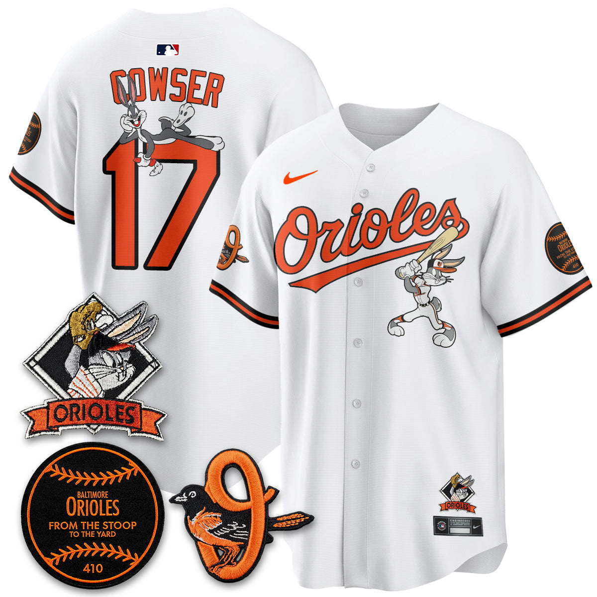 BAL x Bunny Vapor Premier Limited Jersey - Stitched by Baltimore Orioles