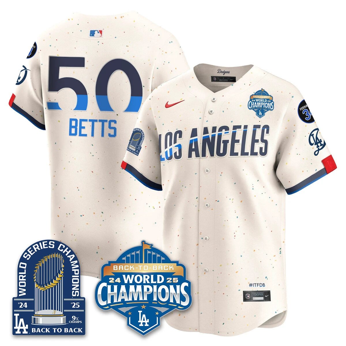 LAD Alternate Vapor Limited Jersey - 9x Champs - All Stitched by Los Angeles Dodgers