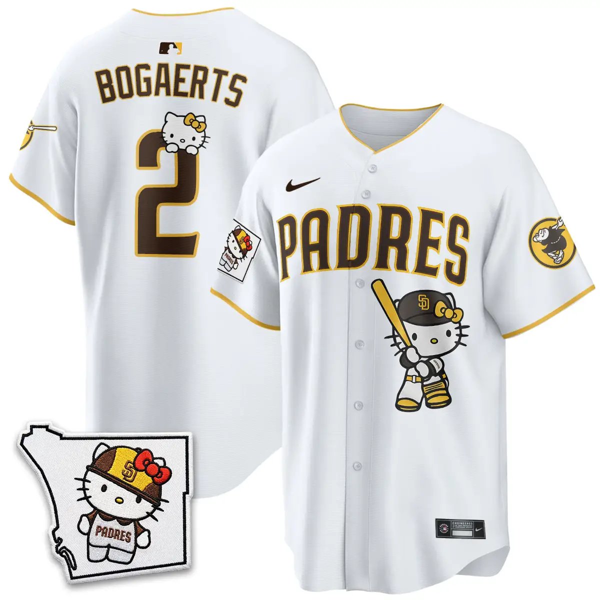San Diego Padres x Meow KT Vapor Limited Jersey - All Stitched V2 by San Diego Padres