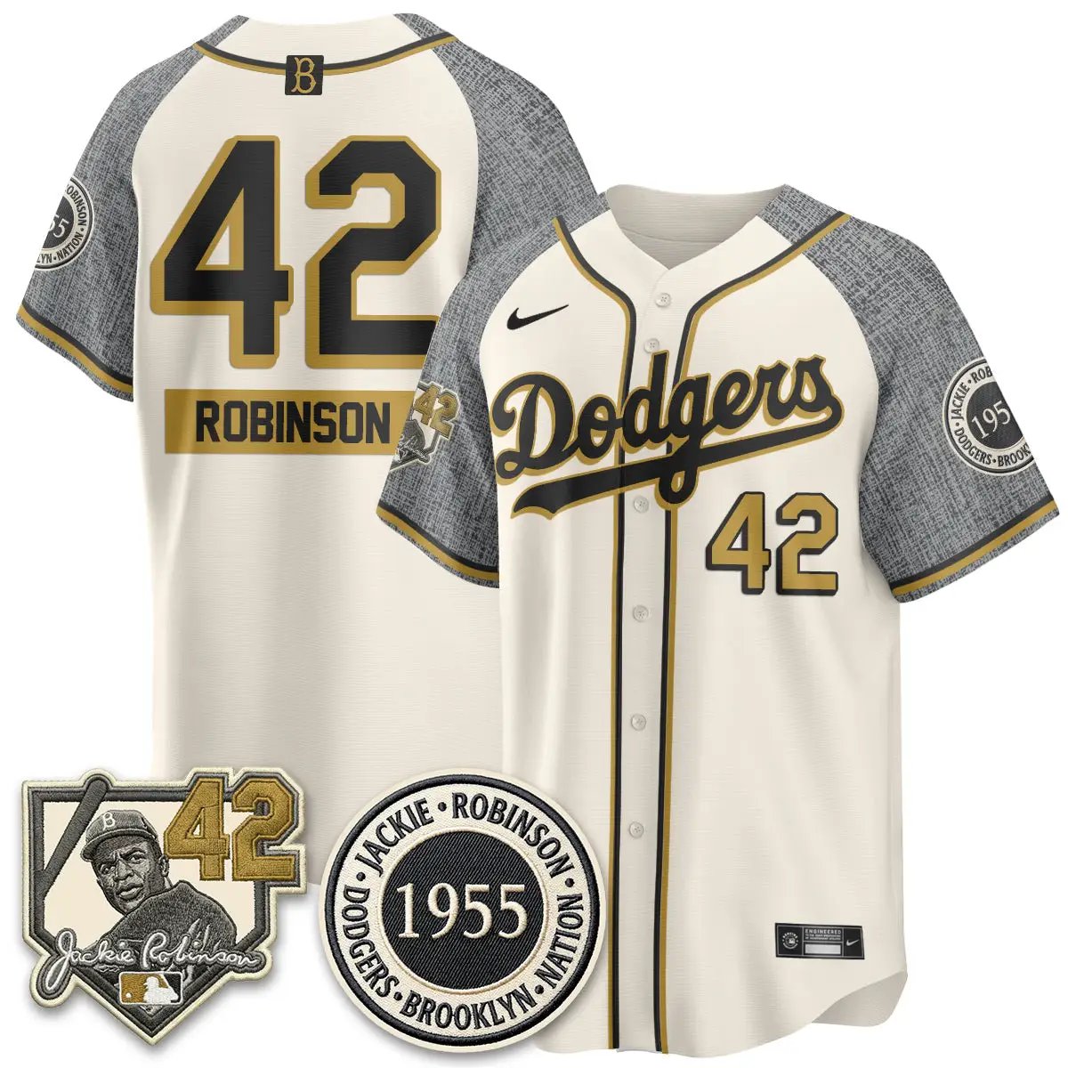 LAD 2026 New Era Jackie Robinson Vapor Limited Jersey - All Stitched by Los Angeles Dodgers