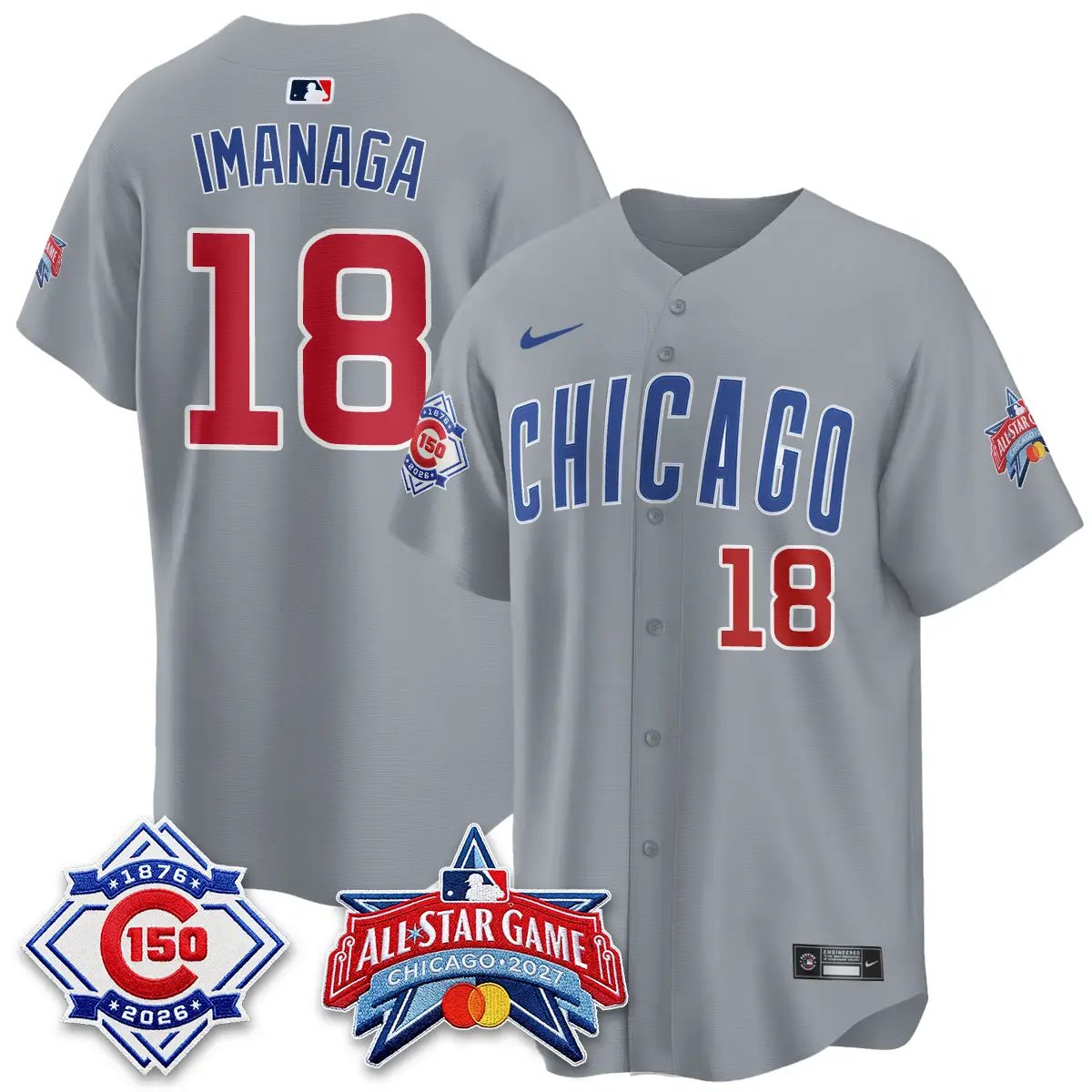 CHC 2027 All Star Game Vapor Limited Jersey - Stitched by Chicago Cubs
