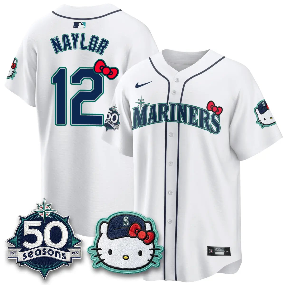 SEA x Meow KT Night Limited Jersey - All Stitched by Seattle Mariners