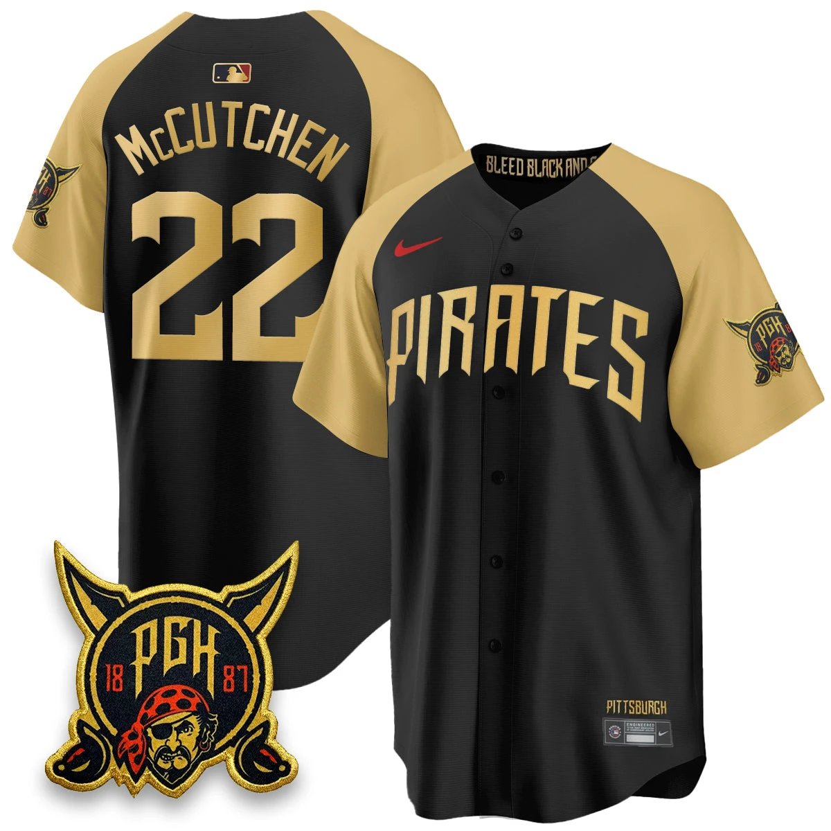 PIT 2026 City Connect Vapor Limited Jersey - All Stitched by Pittsburgh Pirates