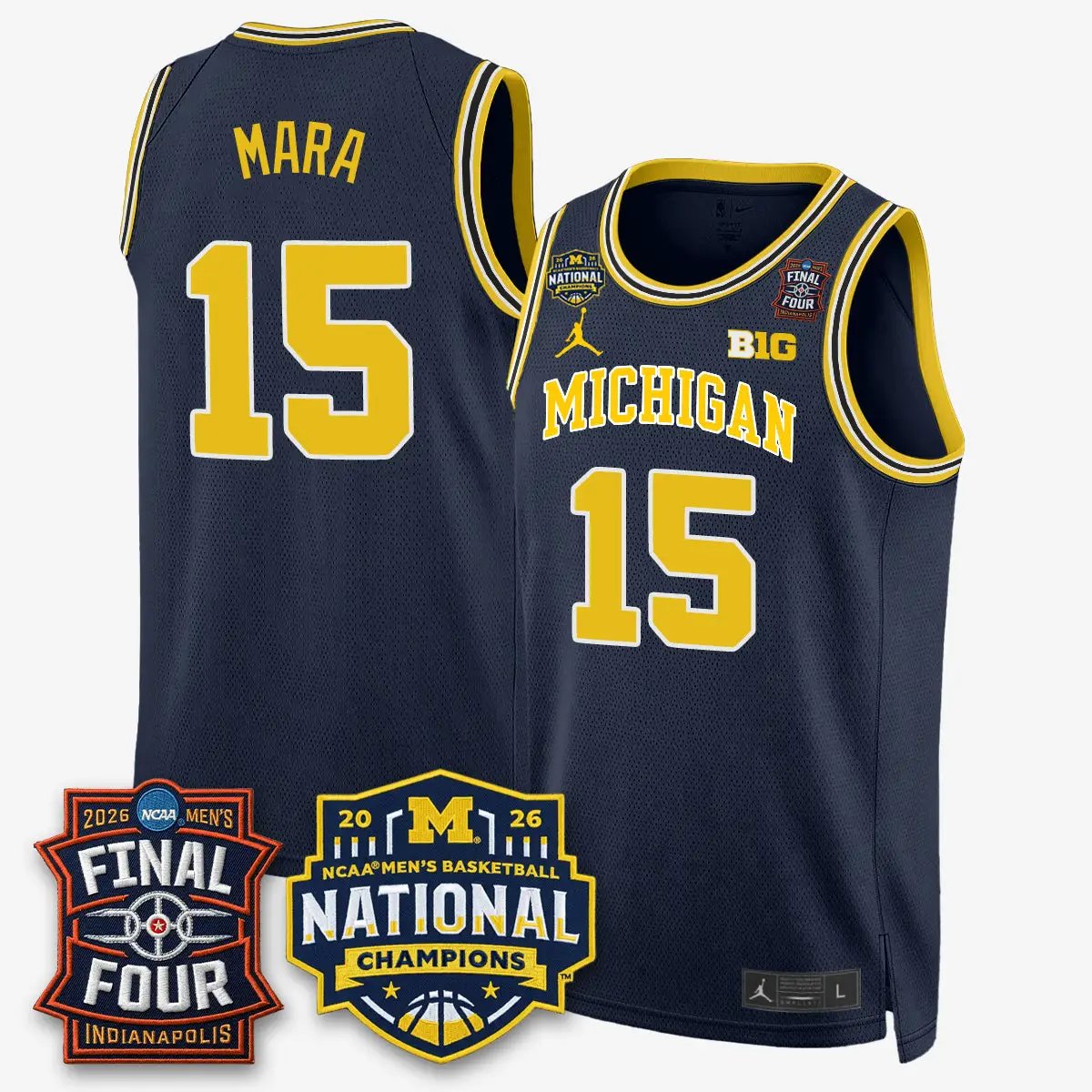 Michigan Wolverines 2026 NCAA Basketball Champions Limited Jersey - All Stitched by Michigan Wolverines