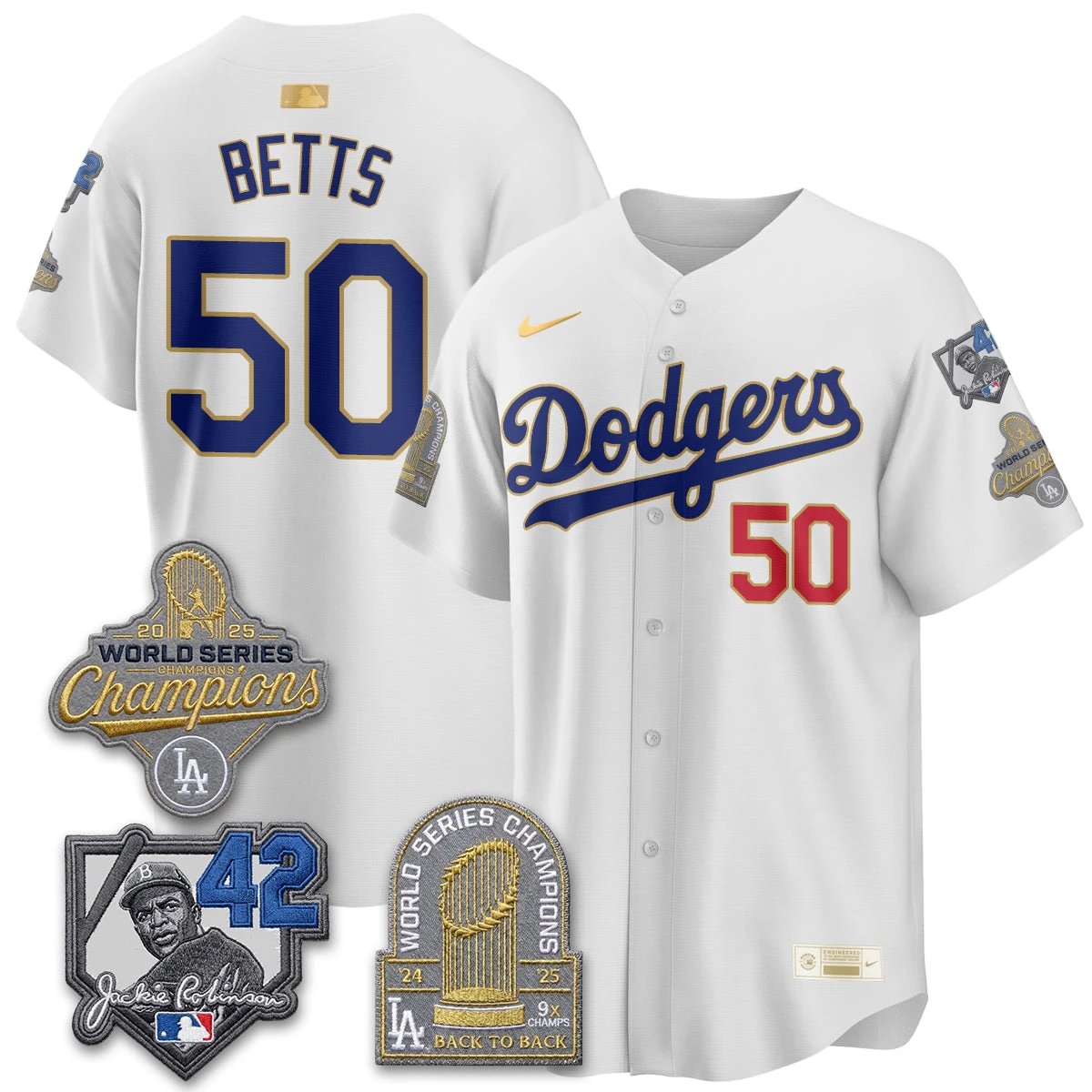 LAD 2026 Jackie Robinson New Era Vapor Limited Jersey - All Stitched by Los Angeles Dodgers