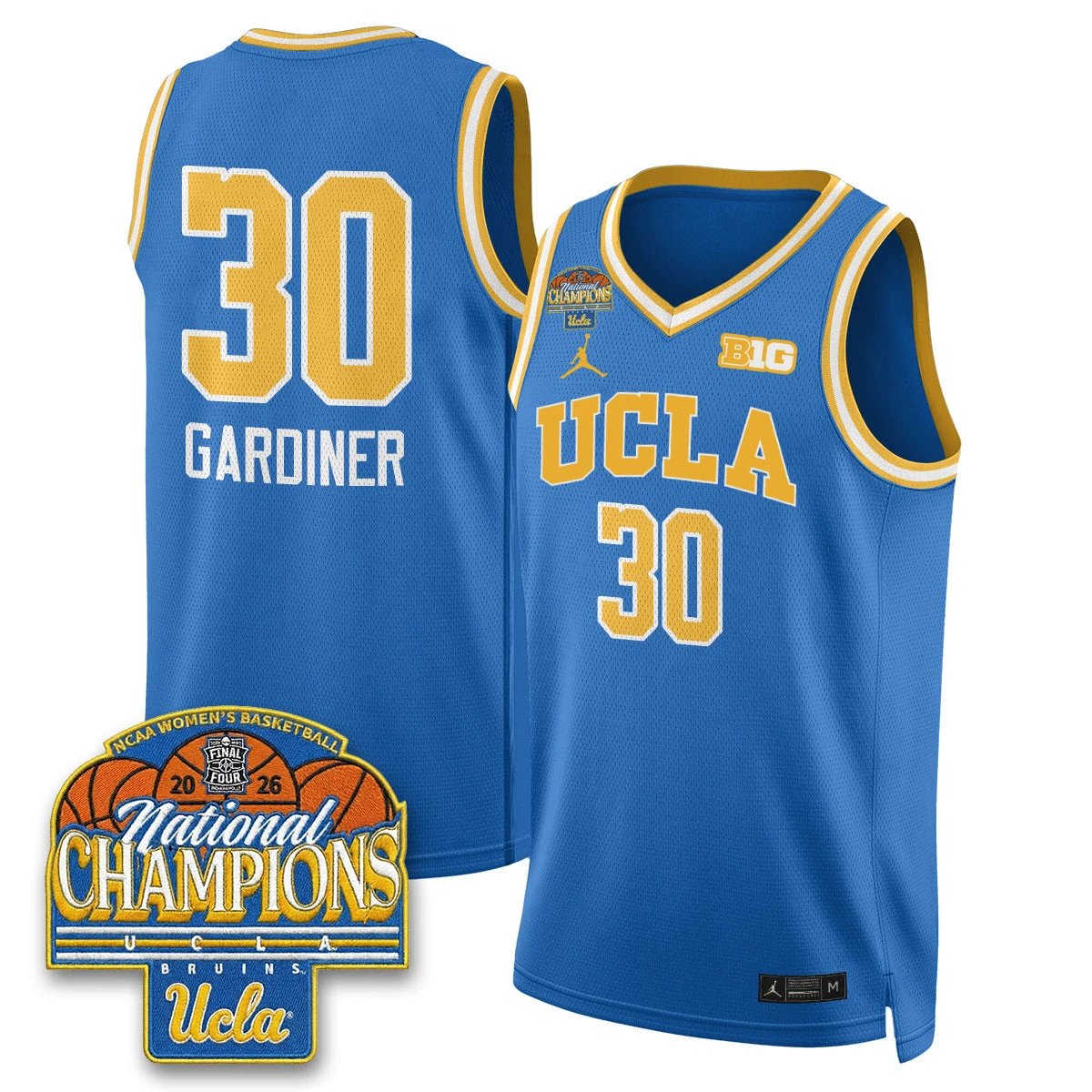 UCLA Women's Basketball National Champion 2026 Limited Jersey - All Stitched by UCLA