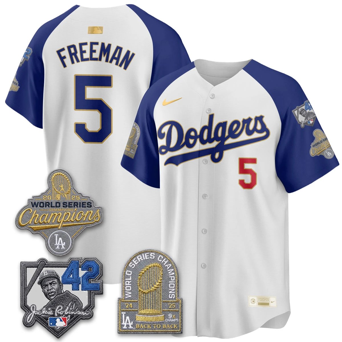 LAD 2026 Jackie Robinson New Era Vapor Limited Jersey - All Stitched by Los Angeles Dodgers