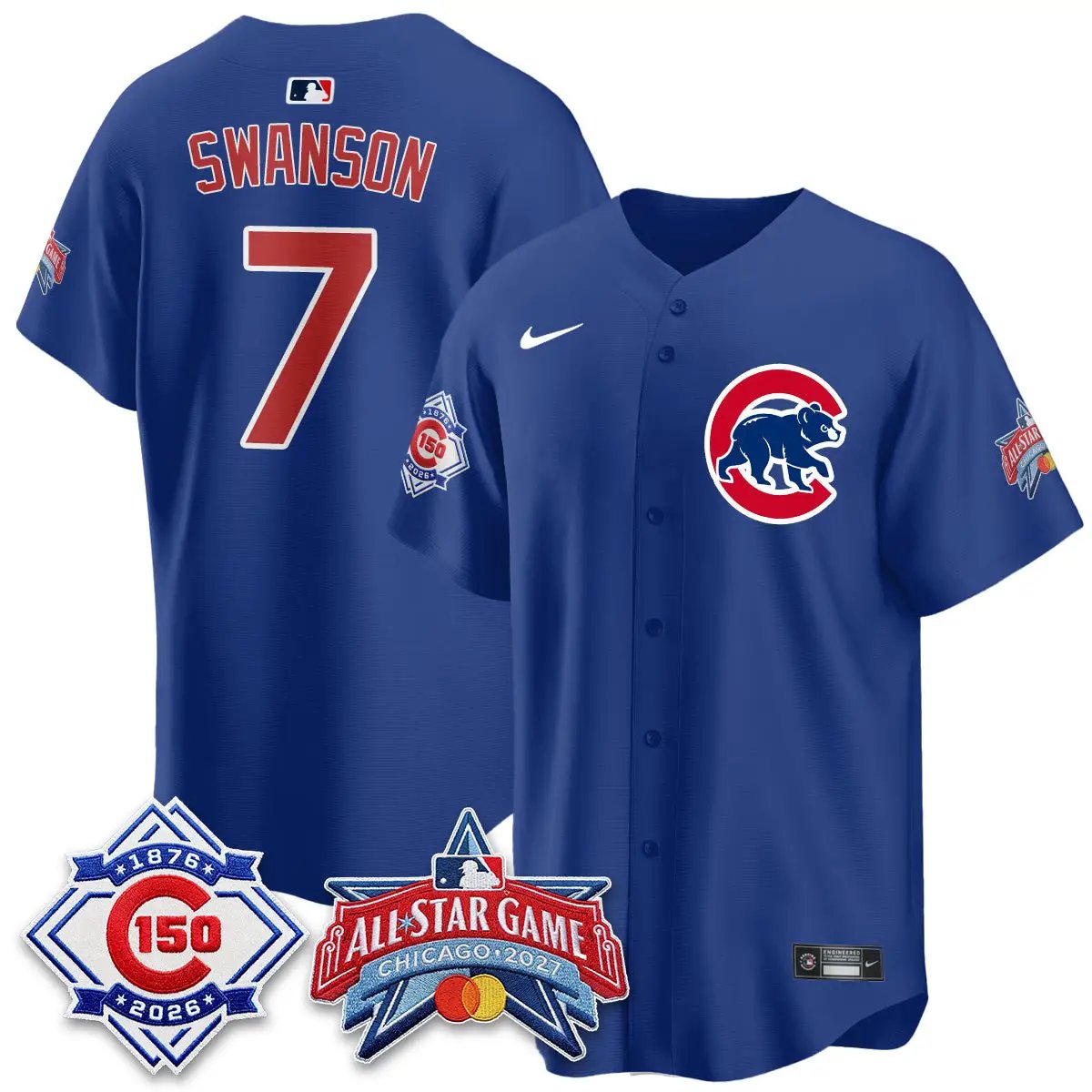 CHC 2027 All Star Game Vapor Limited Jersey - Stitched by Chicago Cubs