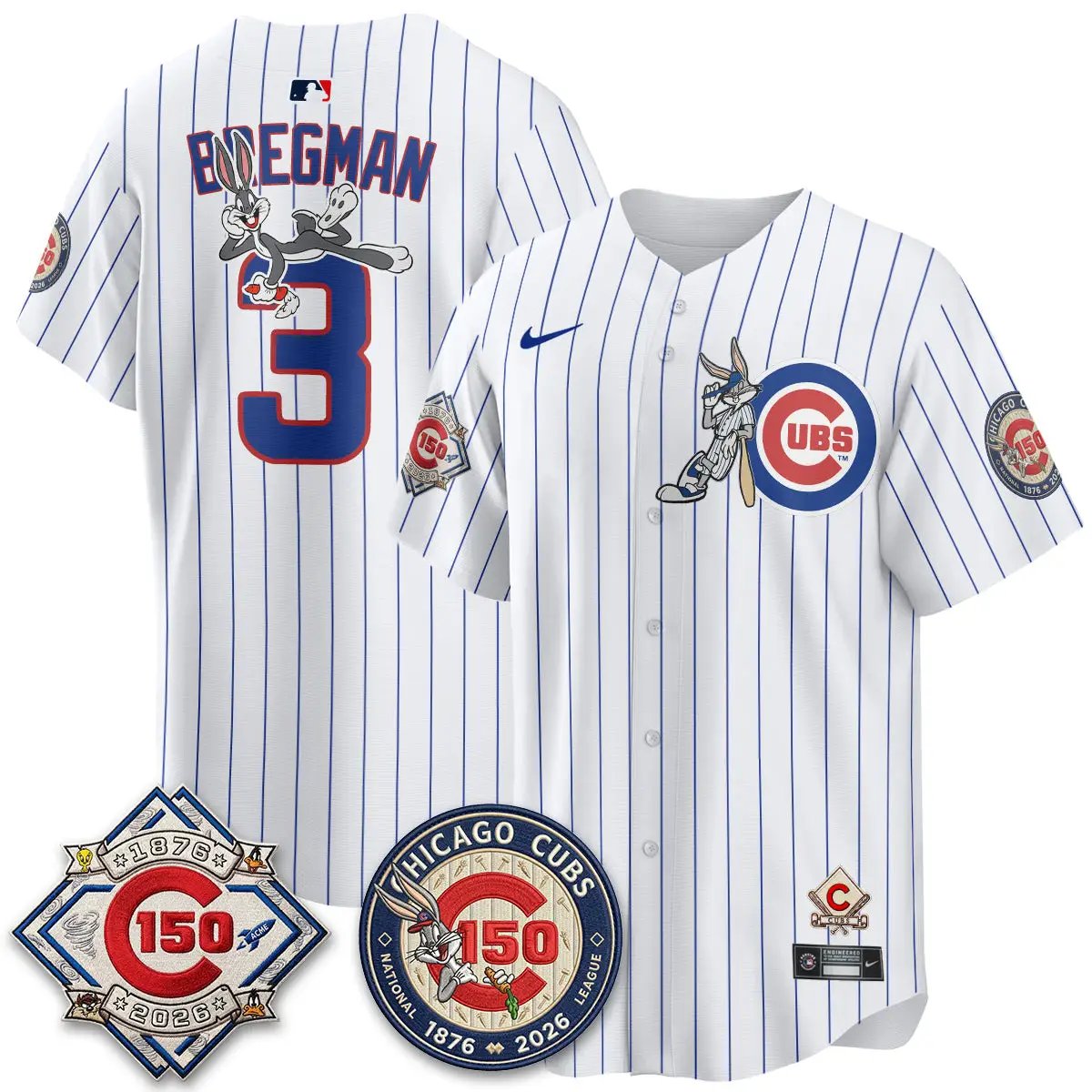 CHC x Bunny Vapor Premier Limited Jersey - Stitched by Chicago Cubs