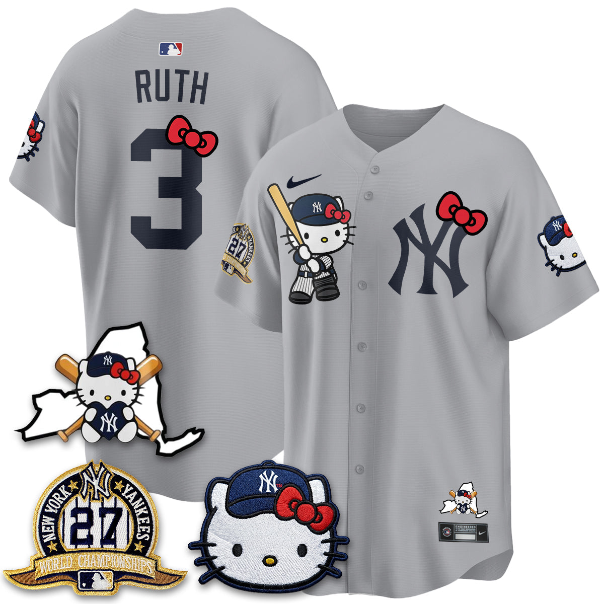 NYY Meow KT 2026 Vapor Limited Jersey - All Stitched by New York Yankees