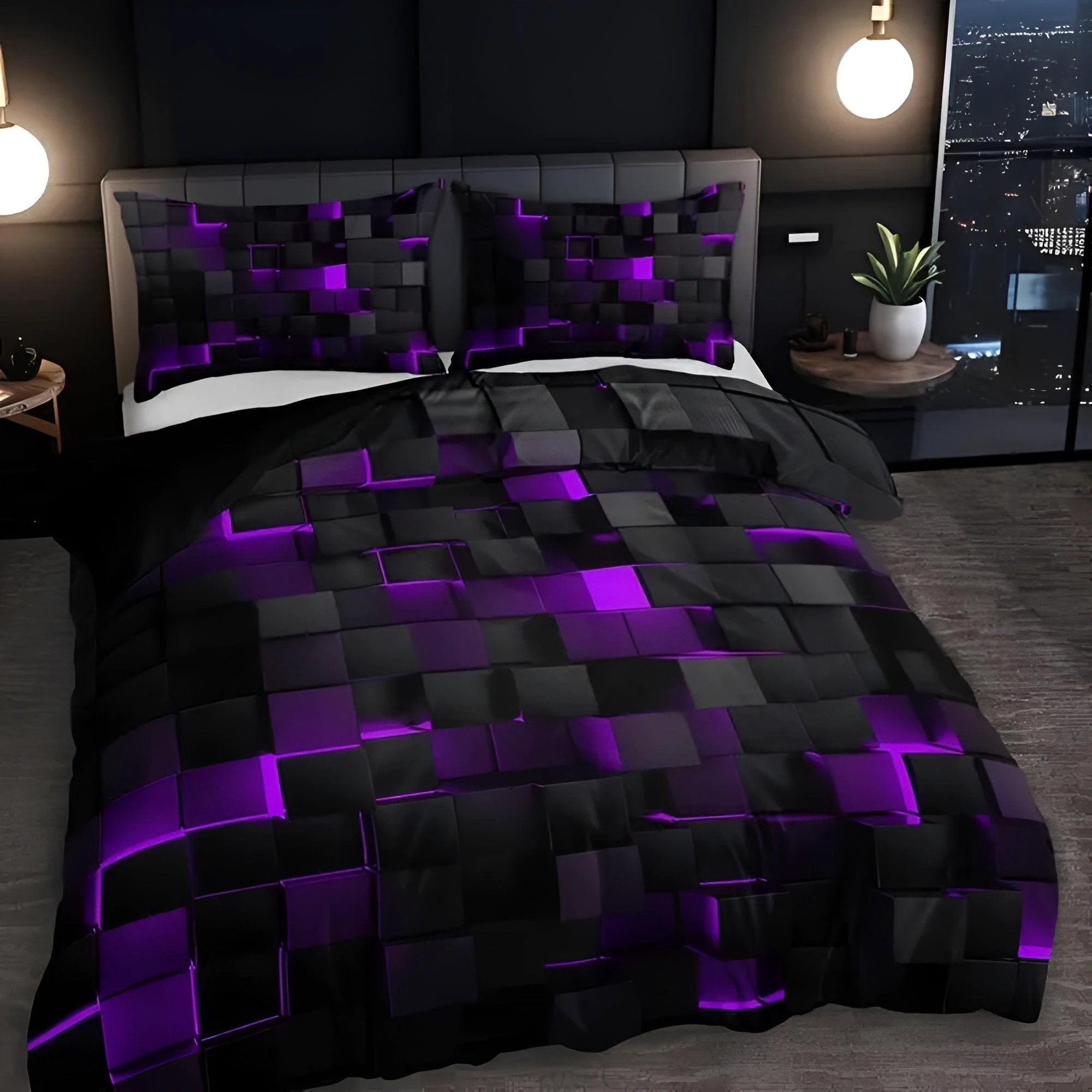GEOMATRIX | Duvet Cover Set by Casa & Beyond