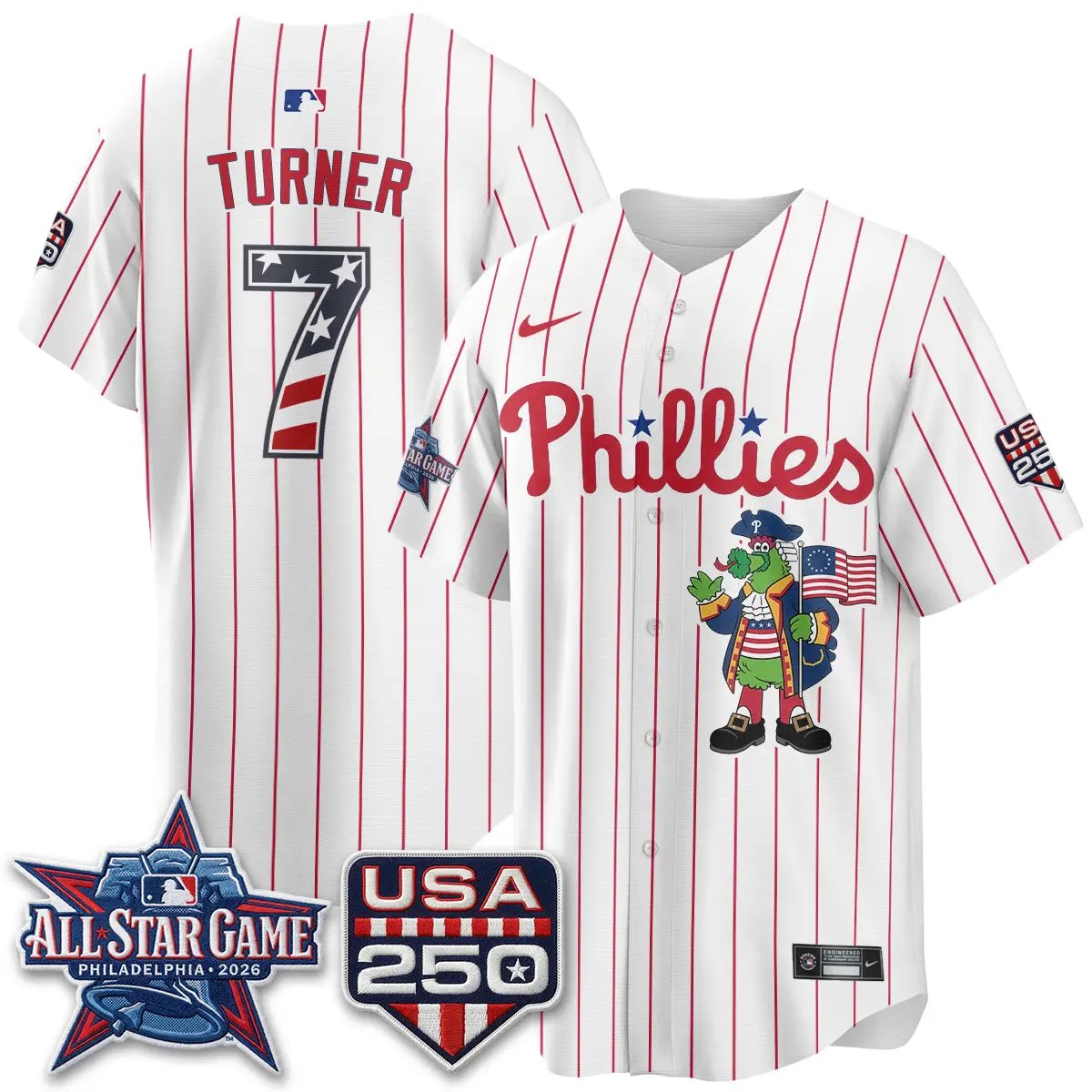 PHI 2026 All Star Phanatic Edition Vapor Jersey - Stitched by Philadelphia Phillies
