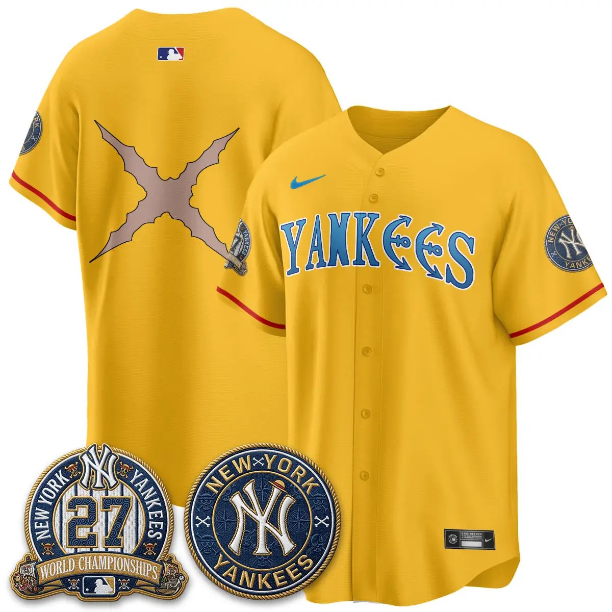 NYY x Japanese Cartoon Limited Jersey - Stitched by New York Yankees
