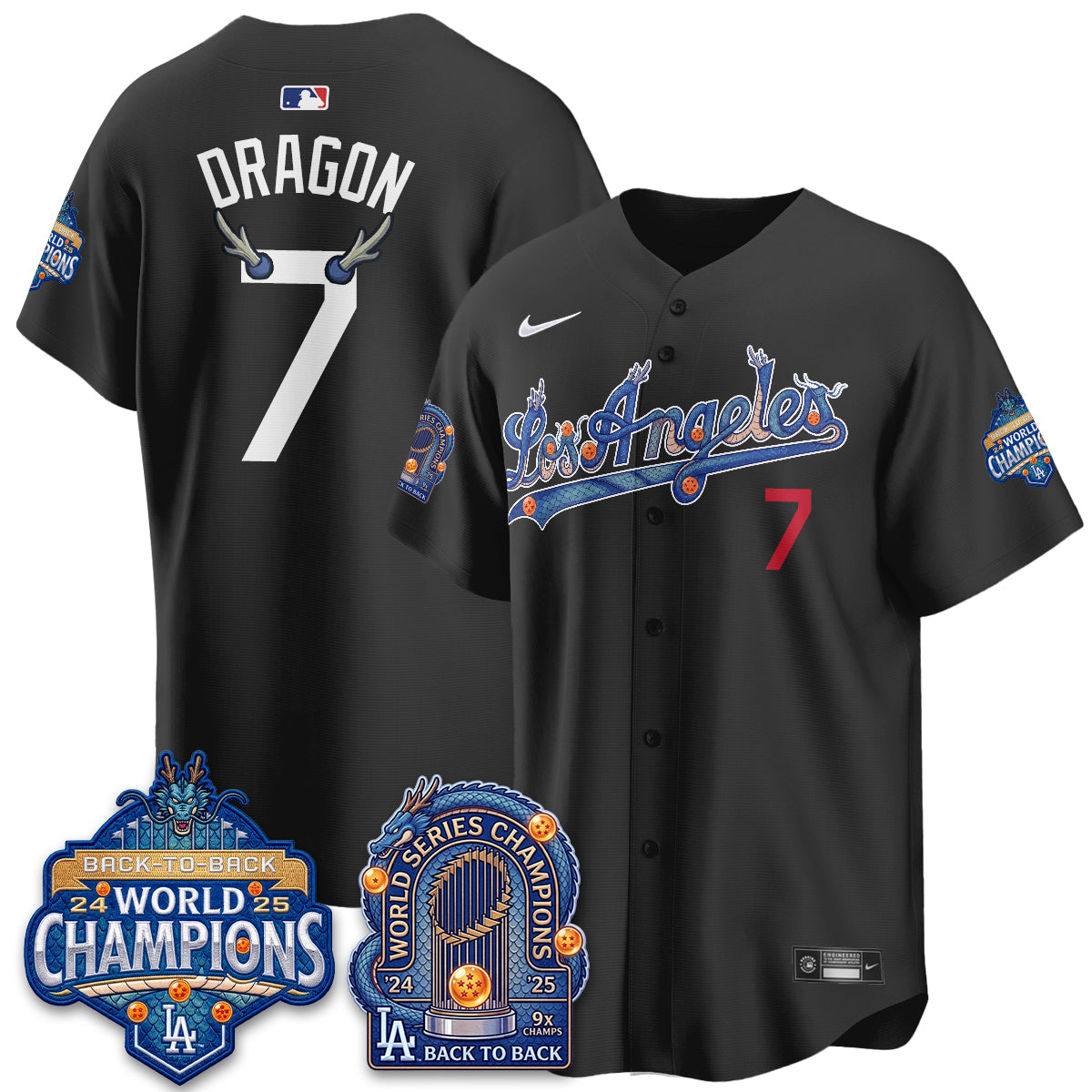 LAD x DB Night 2026 Vapor Jersey - Stitched by Los Angeles Dodgers