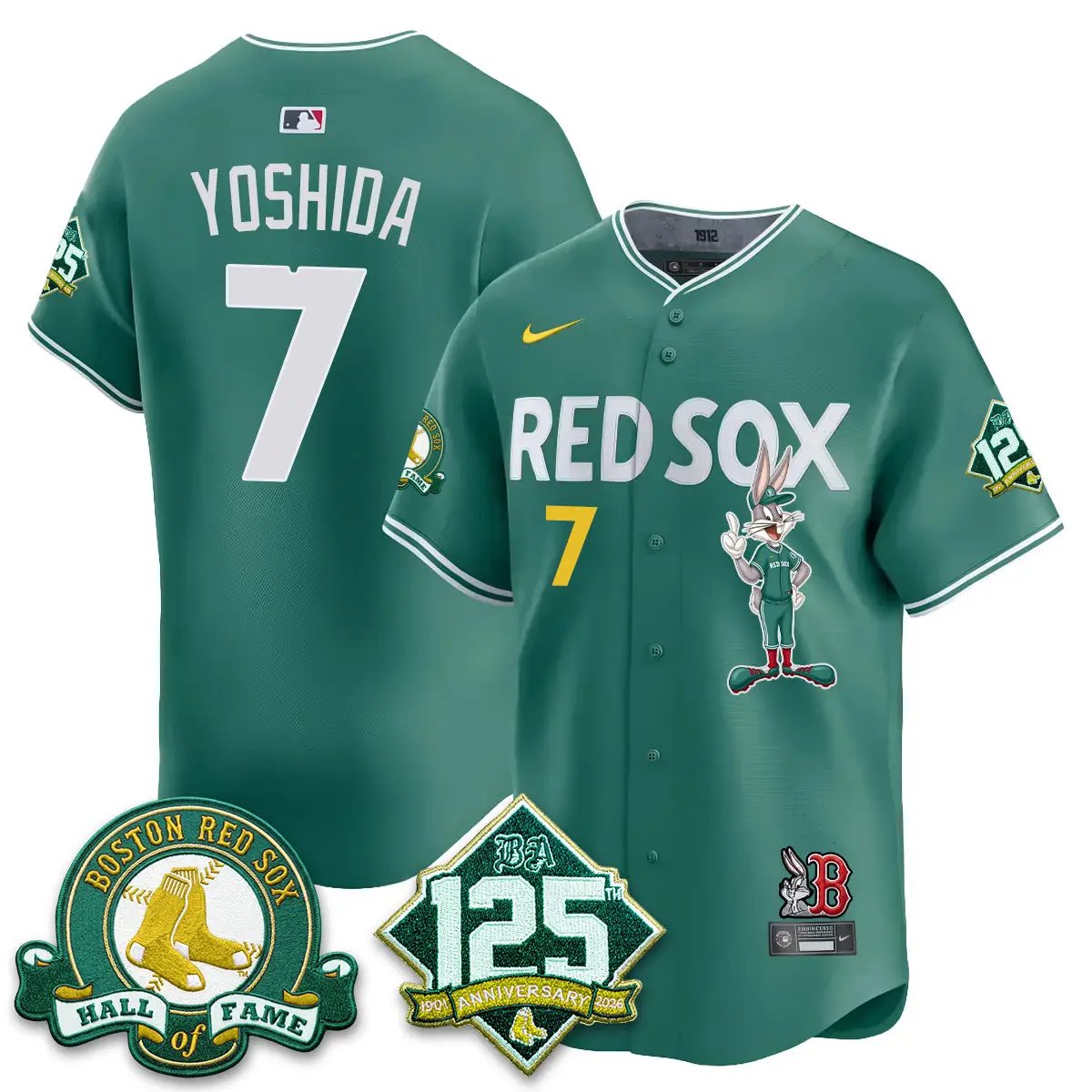 BOS x Bunny Vapor Premier Limited Jersey - Stitched by Boston Red Sox