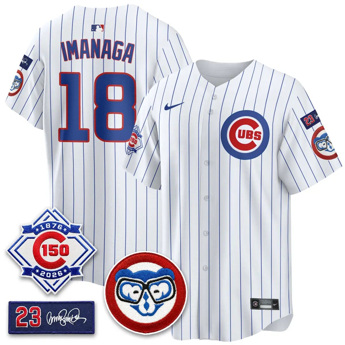 CHC 150th Anniversary Holy Cow Vapor Premier Limited Jersey - All Stitched by Chicago Cubs