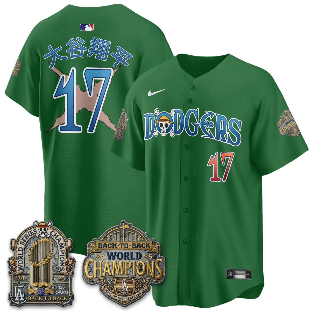 LAD Japanese Cartoon Vapor Limited Jersey - Stitched by Los Angeles Dodgers