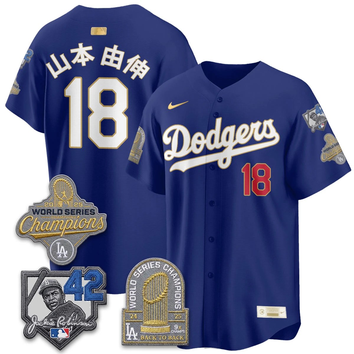 LAD 2026 Jackie Robinson New Era Vapor Limited Jersey - All Stitched by Los Angeles Dodgers