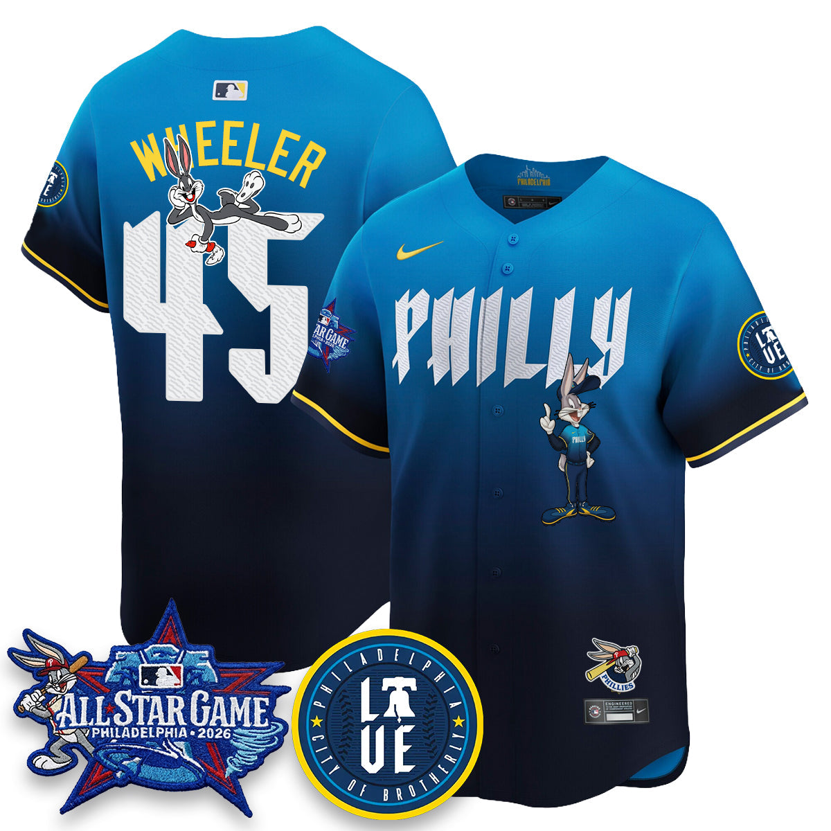 Philadelphia Phillies x Bunny Vapor Premier Limited Jersey - Stitched by Philadelphia Phillies