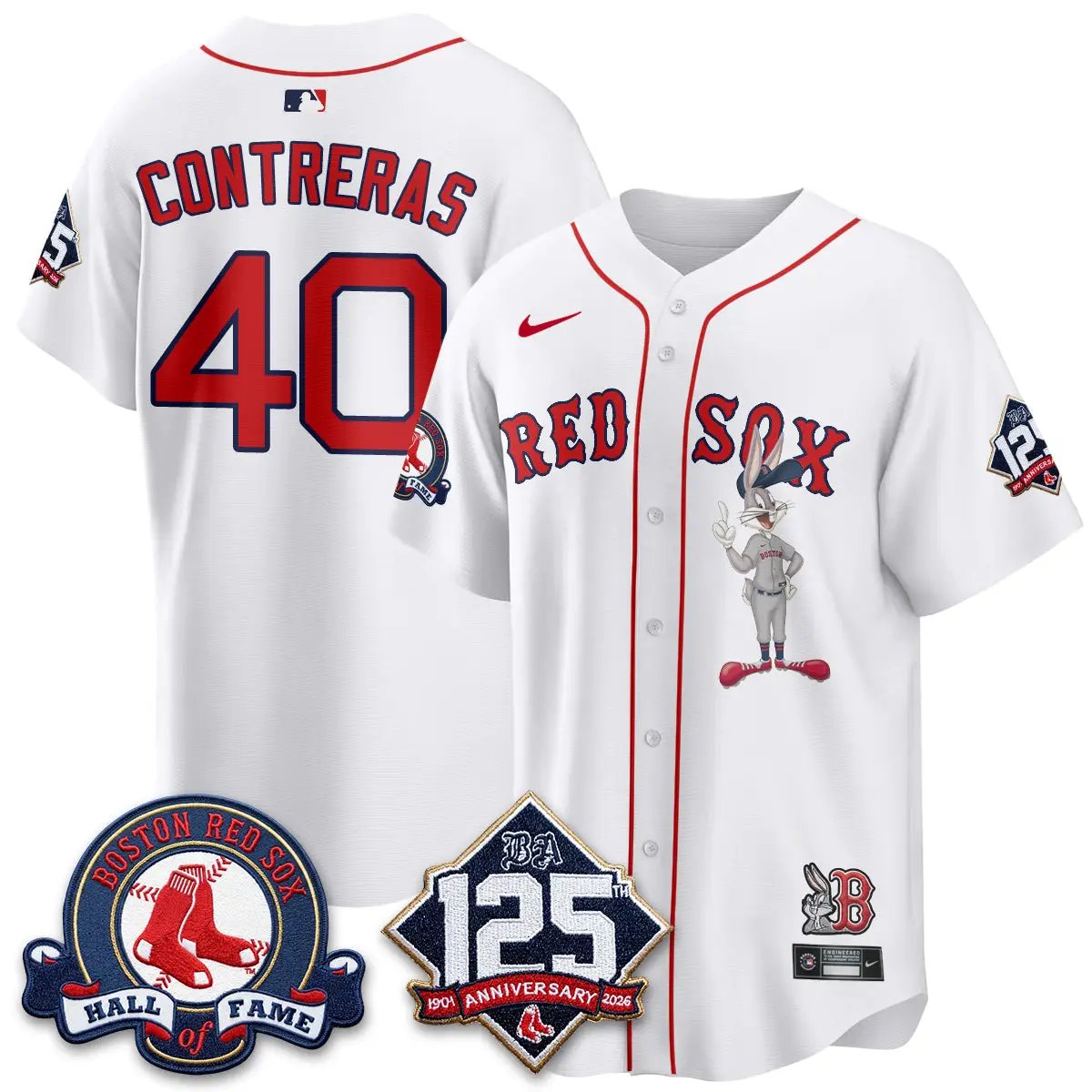 BOS x Bunny Vapor Premier Limited Jersey - Stitched by Boston Red Sox