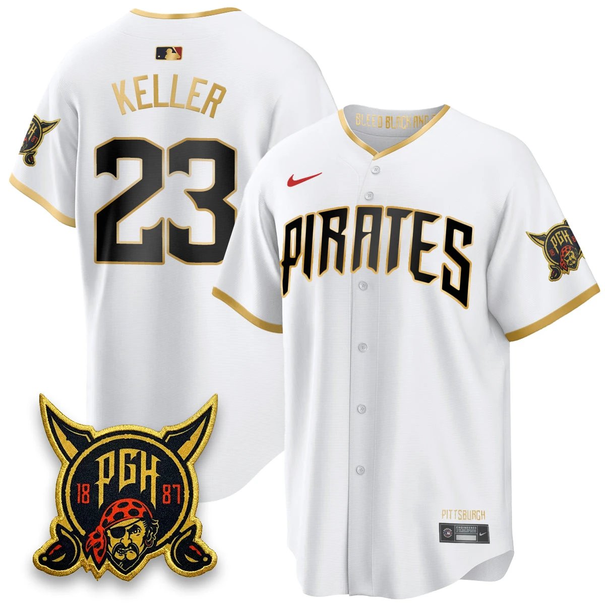 PIT 2026 City Connect Vapor Limited Jersey - All Stitched by Pittsburgh Pirates