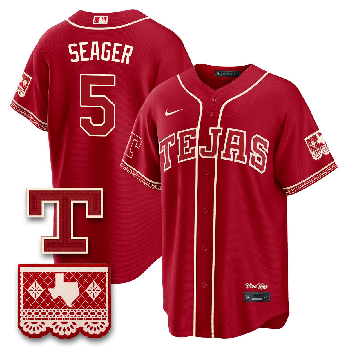 TEX 2026 City Connect Vapor Jersey - All Stitched by Texas Rangers